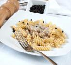 Fusilli z pieczarkami