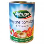 Krojone pomidory z czosnkiem Valfrutta - uczta we włoskim stylu!